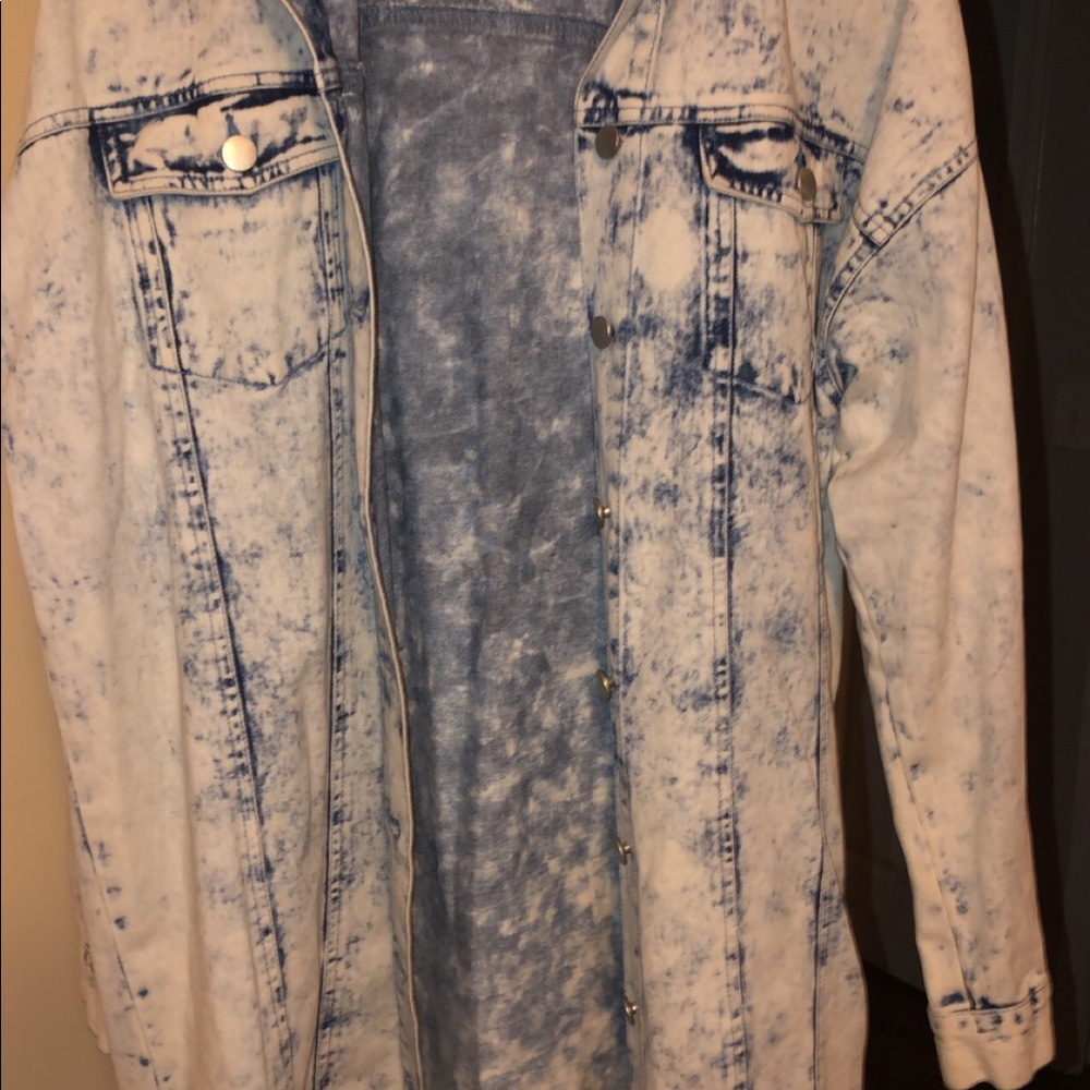 Long jean jacket - Picture 2 of 4